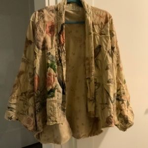 Magnolia Pearl Patchwork Malcolm Kimono Jacket 896 Songbird